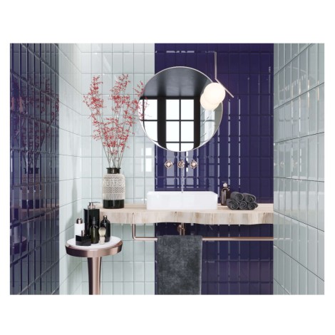 Golden Tile Metrotiles biały połysk płytka ścienna 10x20cm