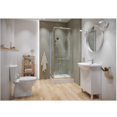 Cersanit Arteco Set B618 kabina prysznicowa kwadratowa 90x90x190 + brodzik 90x90x16