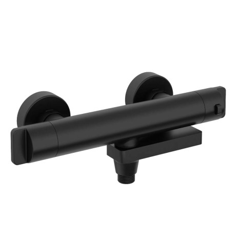 Deante bateria wannowa termostatyczna ze składaną wylewką nero.