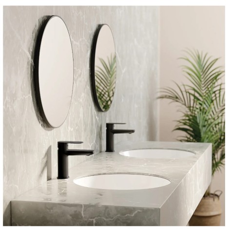 Deante Round półka żeberkowa czarna