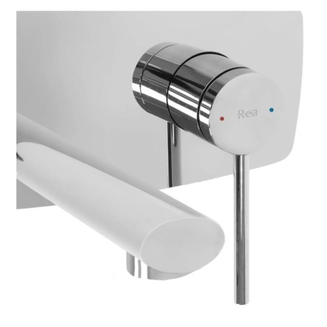 REA OVAL bateria umywalkowa podtynkowa + box , chrom