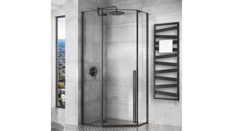 Rea Diamond kabina prysznicowa 100x100 black