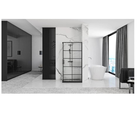 Rea Concept kabina prysznicowa 80x100 black