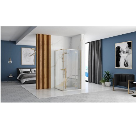 Rea Fargo kabina prysznicowa U 90x90 gold