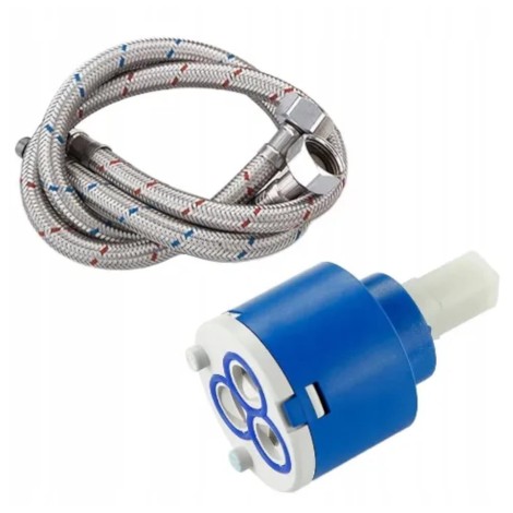 Rea Storm bateria bidetowa stojąca złota