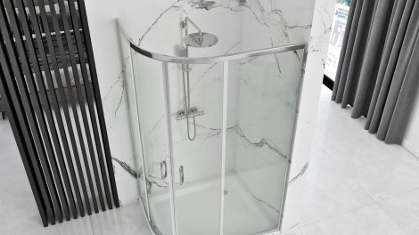 Rea Look kabina prysznicowa 80x100 chrom