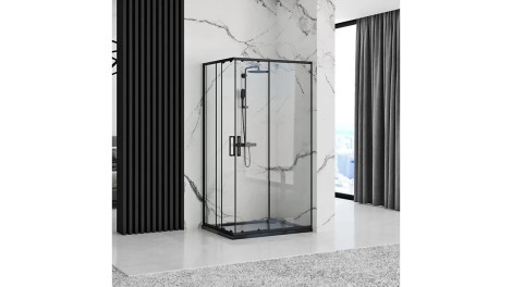 Rea Punto kabina prysznicowa 80x100 black