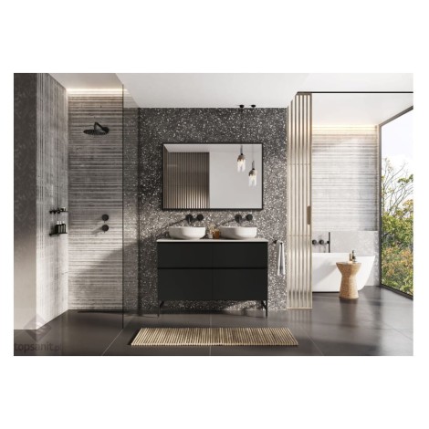 Elita Look  szafka podumywalkowa 2S 80 cm, kolor czarny mat