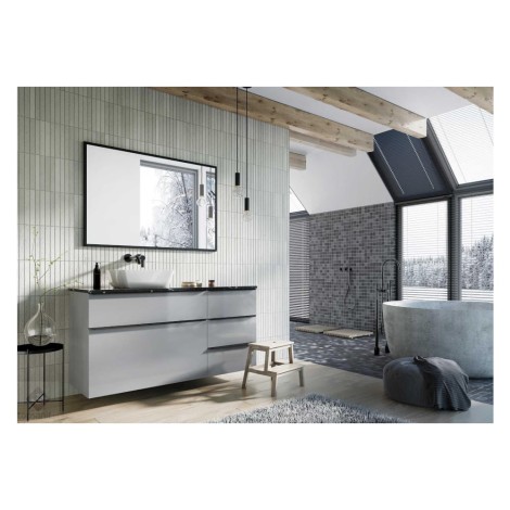 Elita ElitStone blat marmurowy 120 cm, czarny marble marquina-2