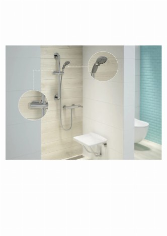 Deante Vital Zestaw prysznicowy 3-funkcyjny - 2w1 NIV_051K-2