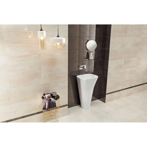 Tubądzin Shine Concrete Płytka gresowa 448x448-2