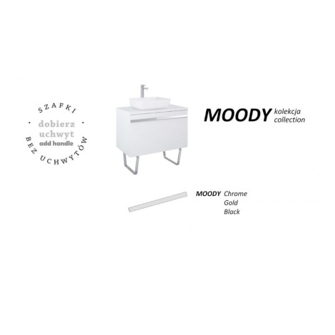 Elita Moody komoda 50 1S, kolor czarny mat-2