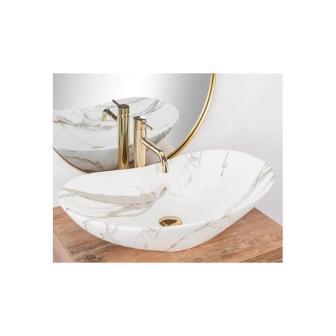 Rea Royal lava matt umywalka nablatowa