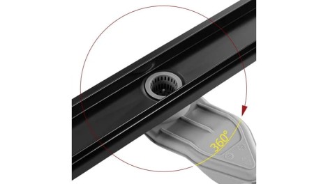 Rea Neox superflow odpływ liniowy 60 czarny