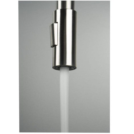 Deante Neo Luno bateria zlewozmywakowa z elastyczną wylewką i słuchawką 2-funkcyjną beż