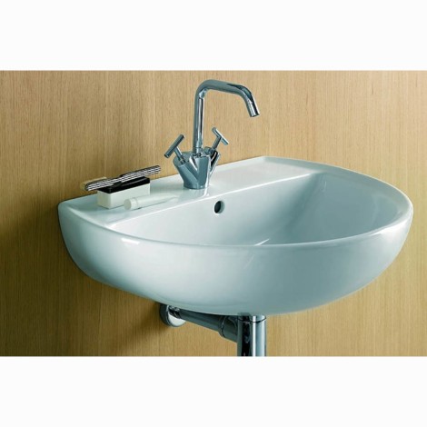 Koło Rekord umywalka ścienna 60 cm - aranżacja.