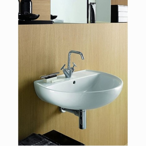 Koło Rekord umywalka ścienna 55 cm - aranżacja.