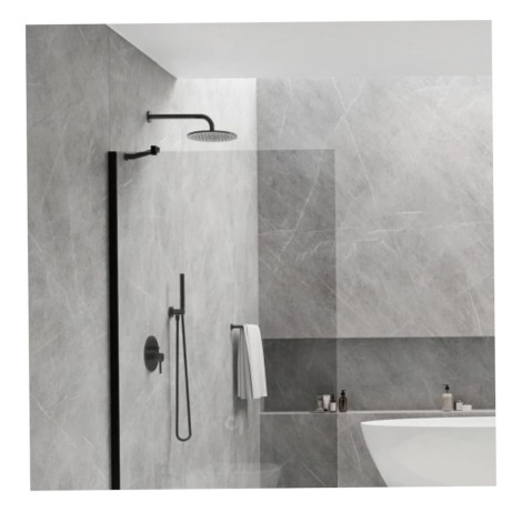 Omnires Y system prysznicowy podtynkowy czarny