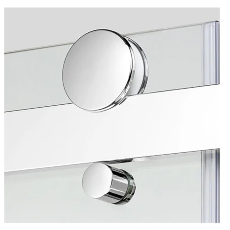 New Trendy drzwi wnękowe Diora 130*200 przeroczyste chrom