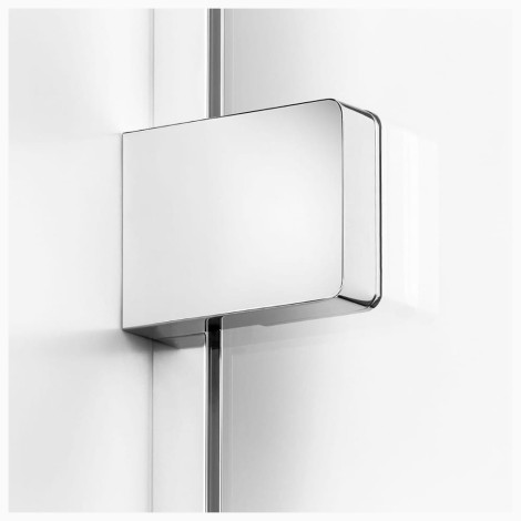 New Trendy Eventa prostokątna chrom 90x100x200 cm
