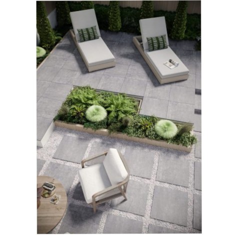 Cerrad Montego anthracite płytka gresowa tarasowa 597x597x20