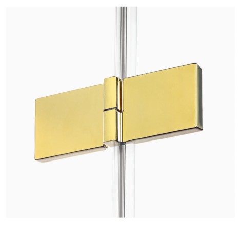 New Trendy Avexa drzwi wnękowe  lewe gold brushed 90x200 cm