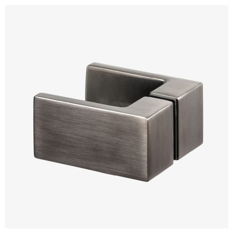 New Trendy Avexa gunmetal brushed kabina kwadratowa prawa 100x100x200 cm