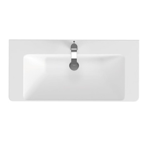 Cersanit Lara zestaw szafka 100cm + umywalka Mille szary - umywalka 2