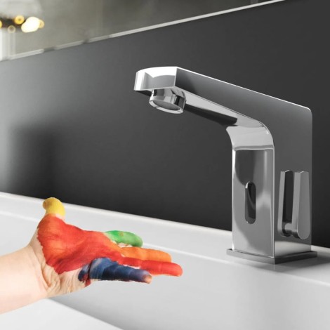 Deante Sensor bateria umywalkowa bezdotykowa z regulacją temperatury w korpusie- 230/6V chrom.