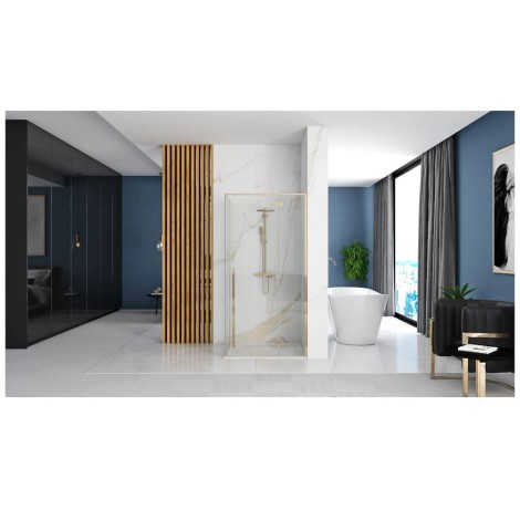 Rea Fargo kabinna prysznicowa U 90x120 gold
