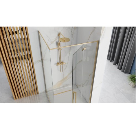 Rea Fargo kabina prysznicowa  U 80x100 gold