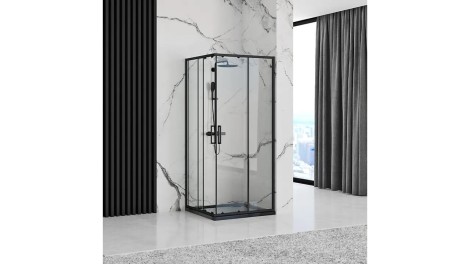 Rea Punto kabina prysznicowa 90x90 black