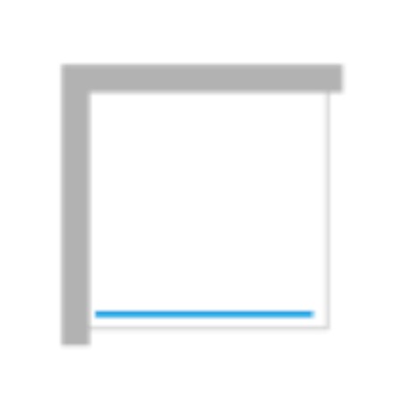 New Trendy New Modus kabina walk-in 1000x2000 mm chrom