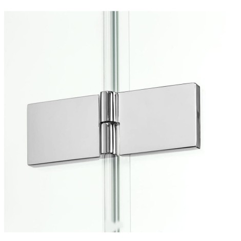 New Trendy kabina New Renoma prostokątna  prawa chrom 120x80x195 cm