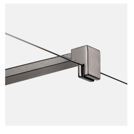New Trendy Nesta kabina prysznicowa walk in gunmetal brushed 120*200.