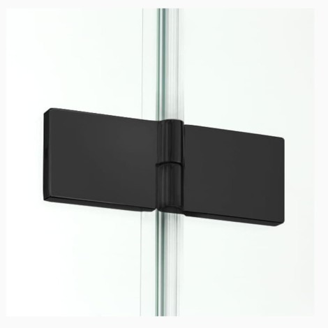 New Trendy New Renoma kabina kwadratowa prawa black 80x80x195 cm