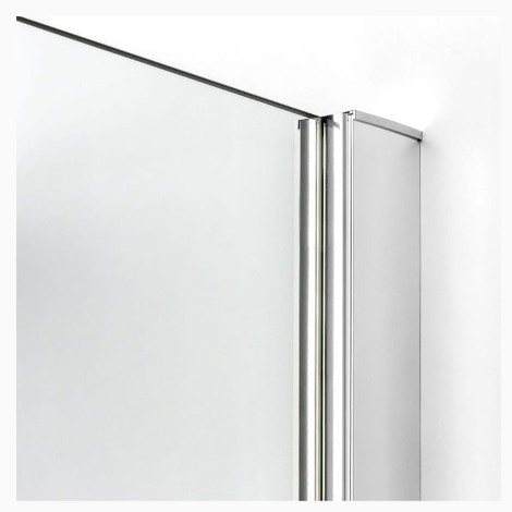 New trendy New Renoma kabina prostokątna lewa chrom 100x90x195 cm