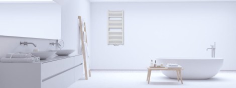 Invena Grzejnik łazienkowy drabinkowy 540x1200 538W biały