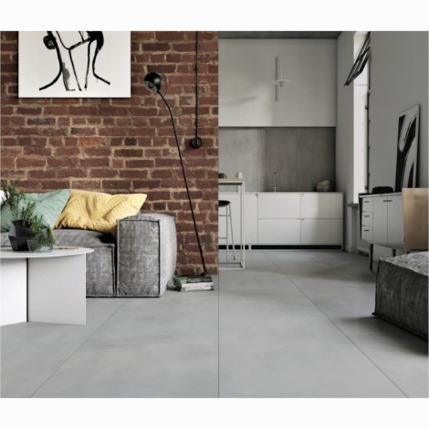 Stargres Walk soft grey płytka gresowa 60x60 cm mat - aranżacja.