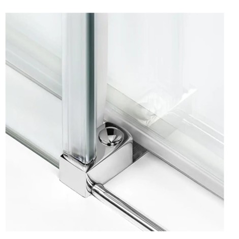 New Trendy drzwi wnękowe Diora 130*200 przeroczyste chrom