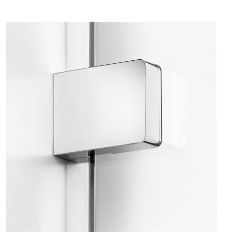 New Trendy kabina Eventa prostokątna prawa chrom 100x90x200 cm