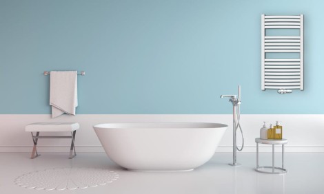 Invena Grzejnik łazienkowy drabinkowy 540x1000 446W biały