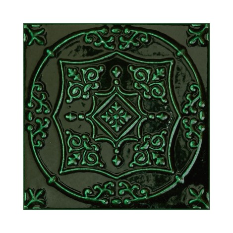 Tubądzin Tinta green dekor ścienny 14,8 x 14,8.