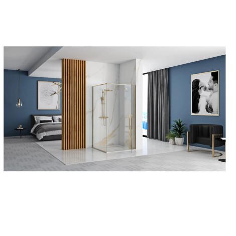 Rea Fargo kabinna prysznicowa U 90x120 gold