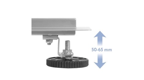 Rea Neox slim pro odpływ liniowy 80 stal szczotkowana