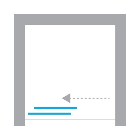 New Trendy Prime drzwi wnękowe 1200x2000 mm copper brushed