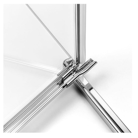 New Trendy drzwi Eventa 90*200 lewe szkło przezroczyste chrom