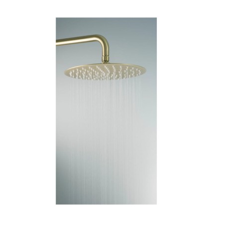 Deante Arnika deszczownia z baterią mieszazczową złoto szczotkowane