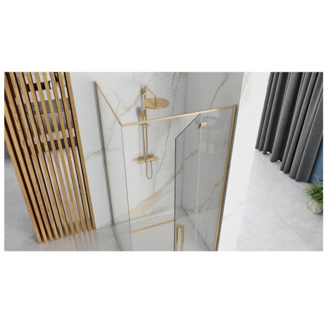 Rea Fargo kabina prysznicowa U 90x90 gold