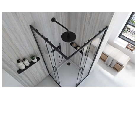 Rea City kabina prysznicowa 80x80 black